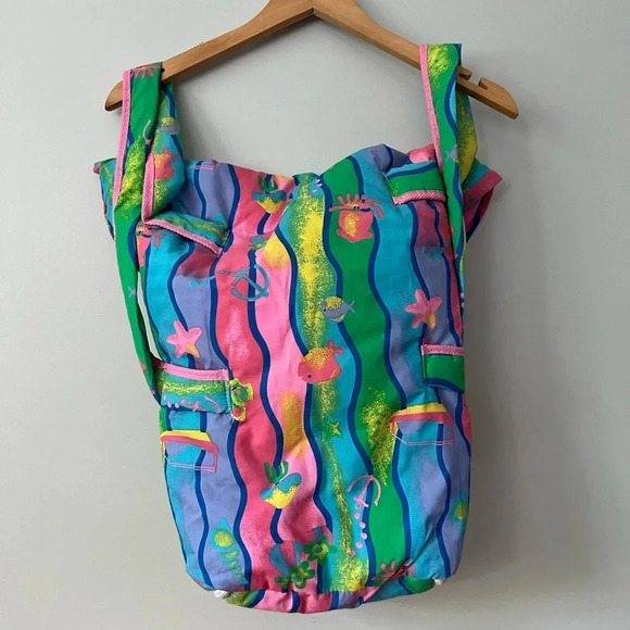 Vintage Doll Cradle Carry Bag Purse - Picture 3 of 4